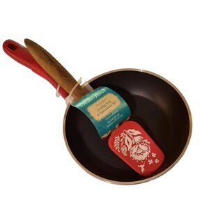 The Pioneer Woman Timeless‎ Beauty Frying Pan & Spoonula Set  8" Pan + 12" Spoon